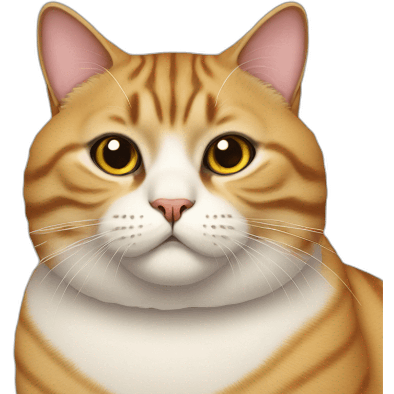 Fat exotic cat emoji