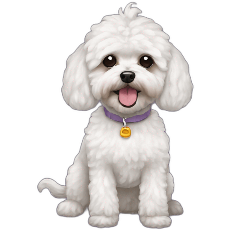 maltipoo halloween costume emoji