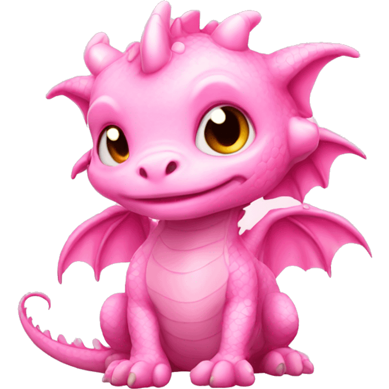 baby pink cute dragon emoji