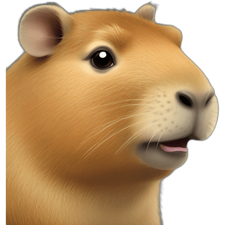 Capybara debout emoji