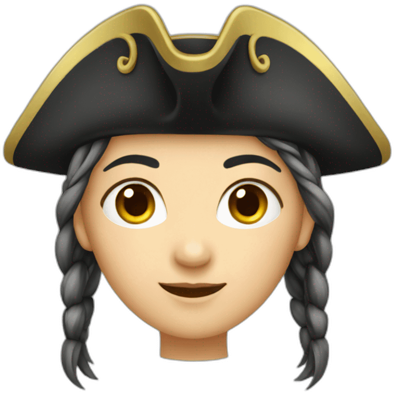 Female chinese pirate emoji