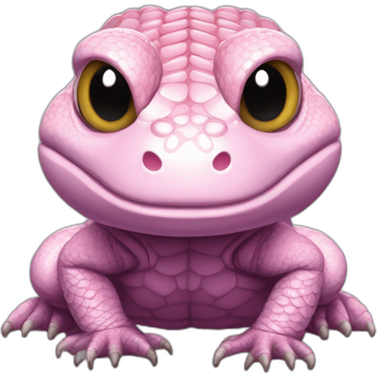 fat tegu lizard pink emoji