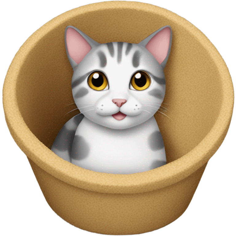 Cat litter emoji