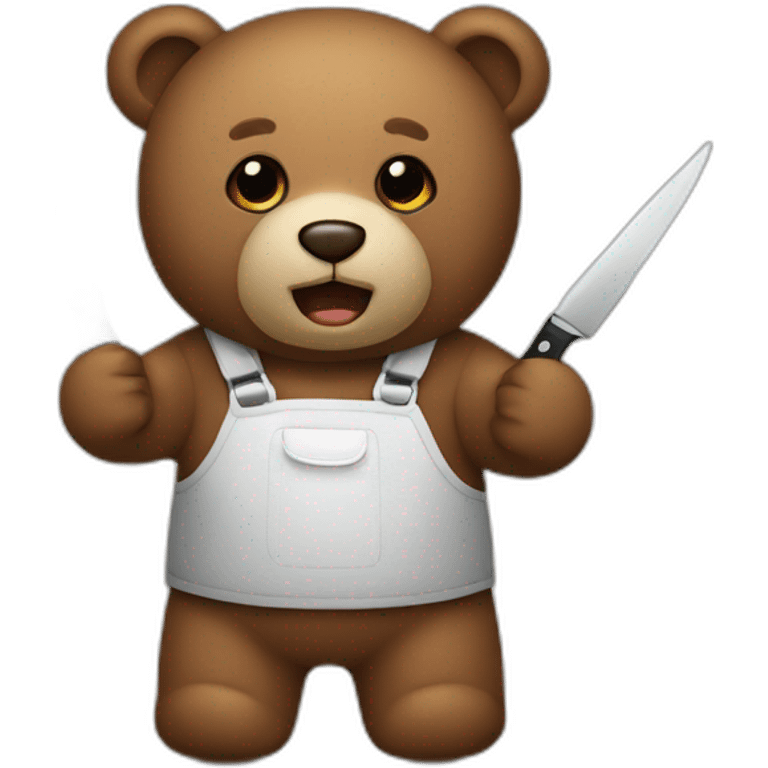 teddy-bear-with-a-knife emoji