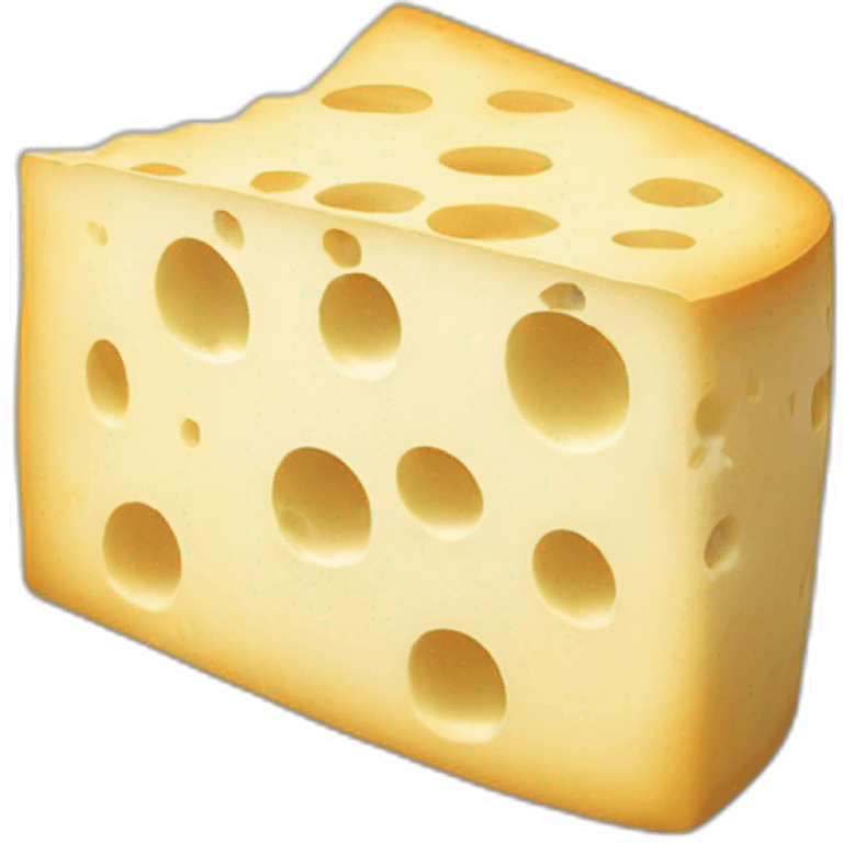 Checkered cheese emoji