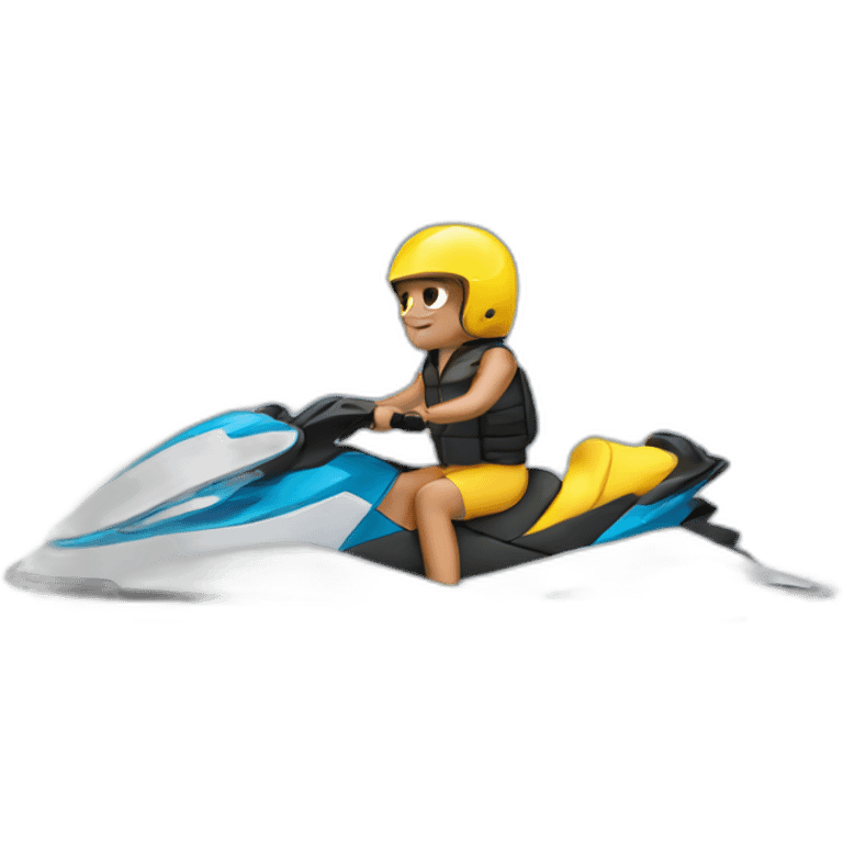 Chat on the jet ski emoji