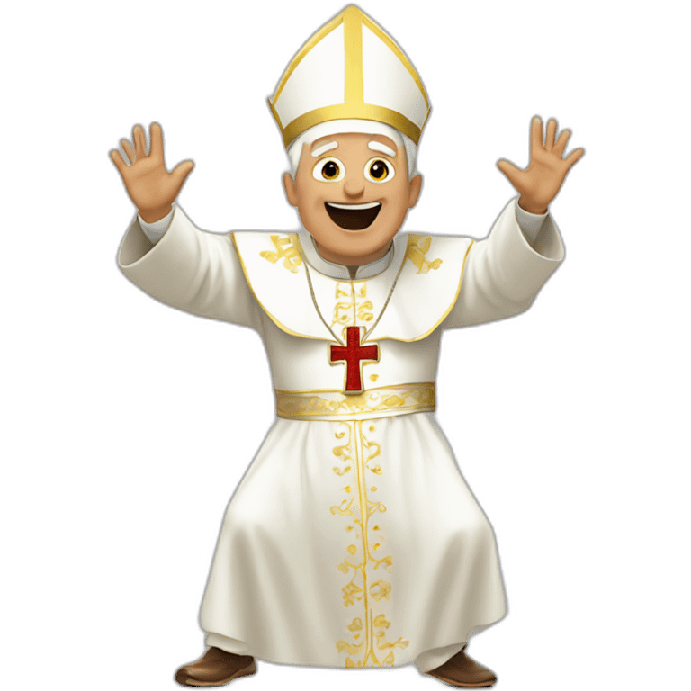 pope dance emoji