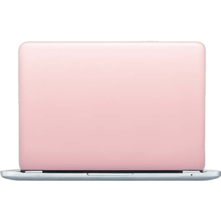 Soft Pink laptop emoji