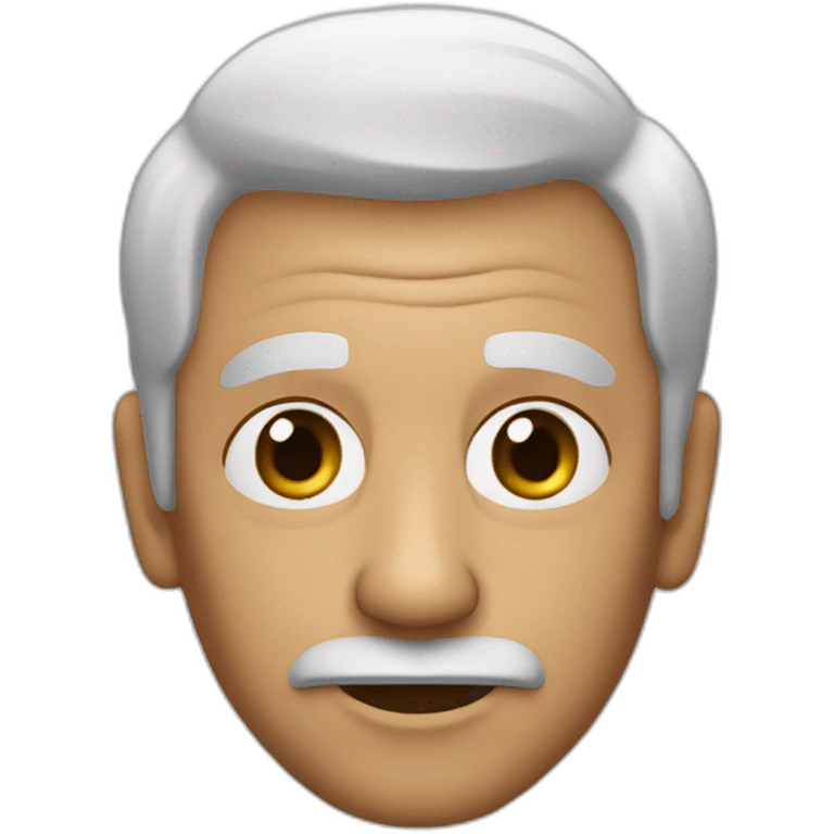 Abuelo con nieta pelo oscuro emoji