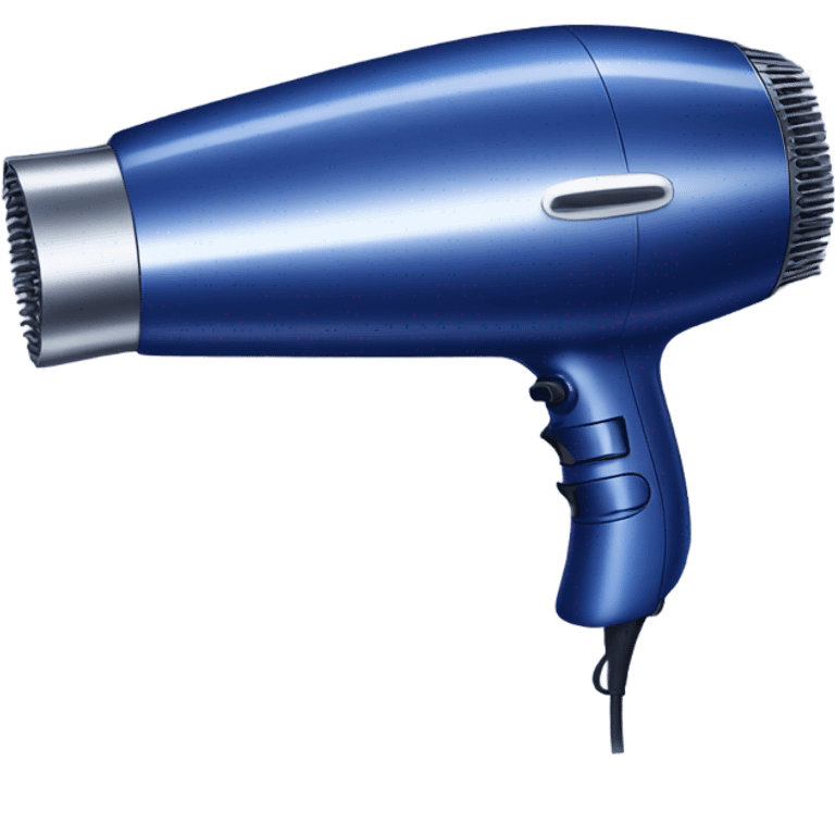 Dark blue hairdryer dyson  emoji