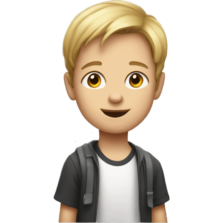 iPad kid emoji