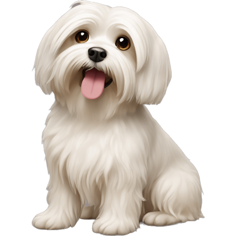 Havanese dog emoji