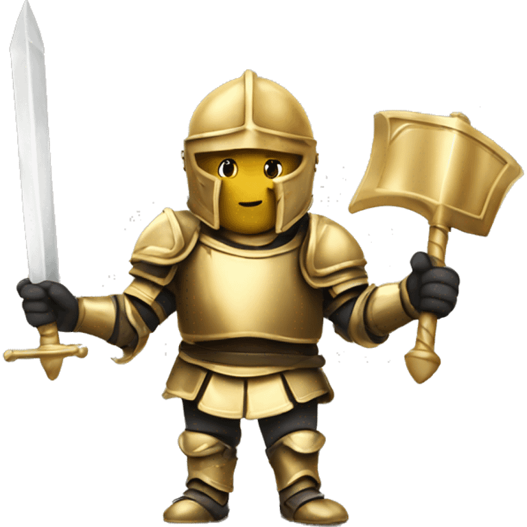 Golden Knight victory celebration happy emoji