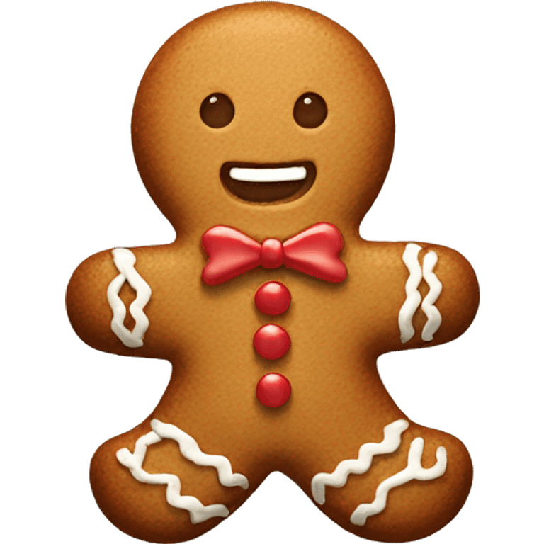 gingerbread man emoji