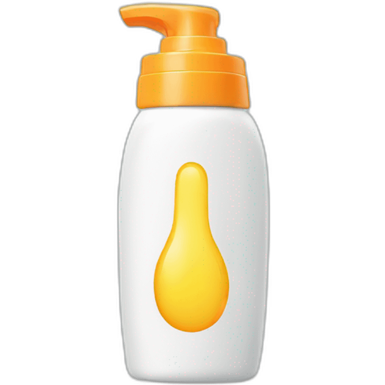 Sunscreen bottle emoji