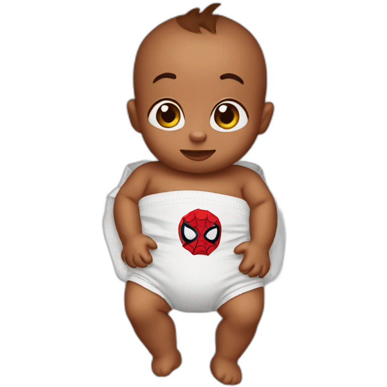 baby-with-spiderman-diaper emoji