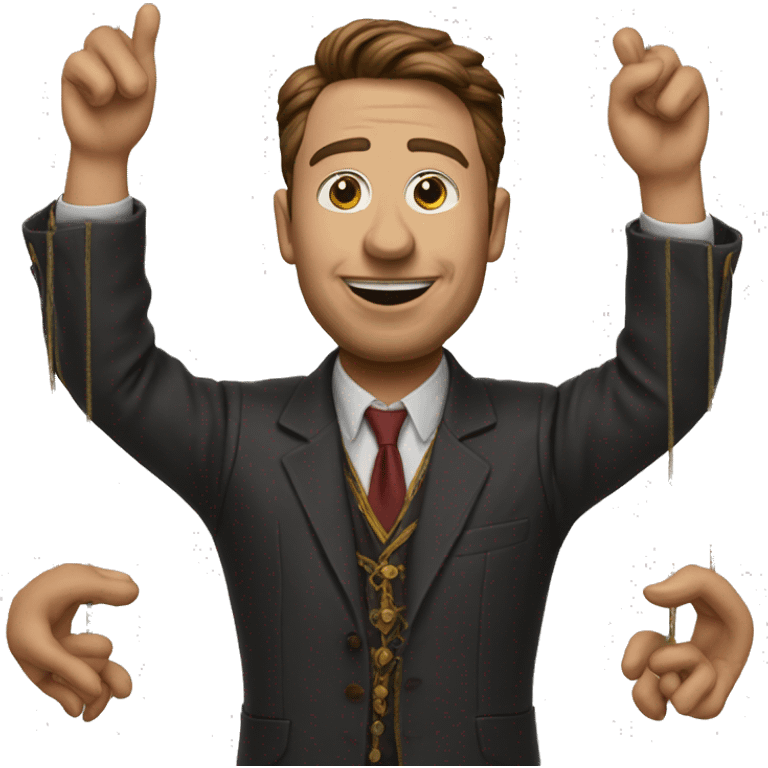 Elon puppeteer strings emoji