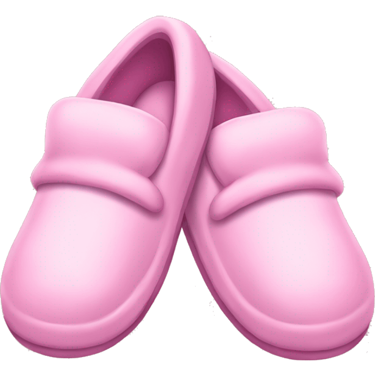 Light pink slippers  emoji