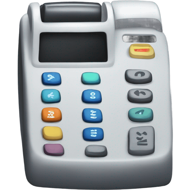 credit card terminal no buttons emoji