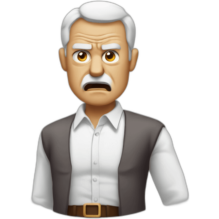 old man angry at slack emoji