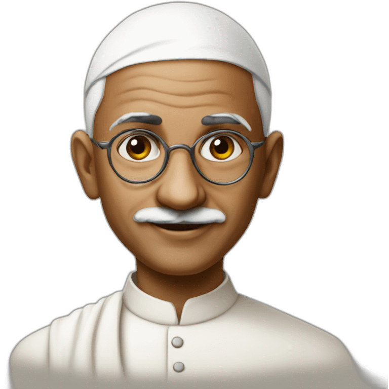 Gen z gandhi profile picture  emoji