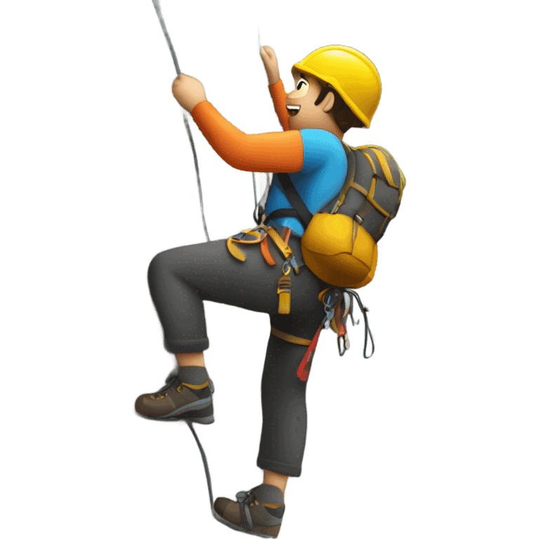 climbing person emoji