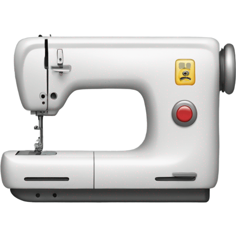 Handheld sewing machine emoji