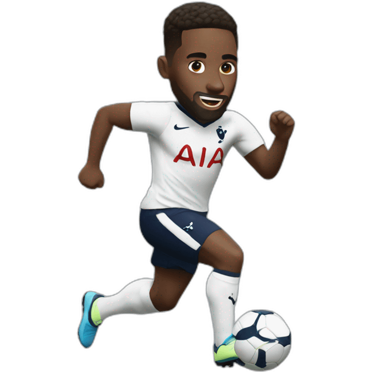 tottenham player running white emoji