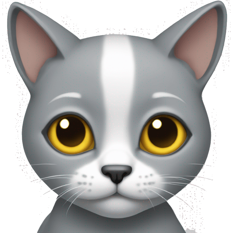 Gato gris emoji