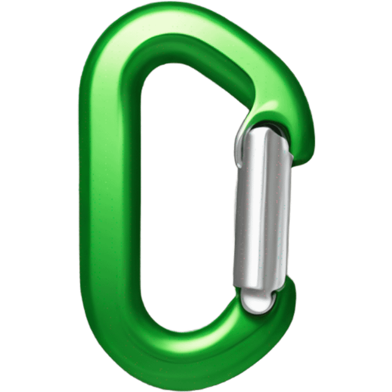 Green Carabiner emoji