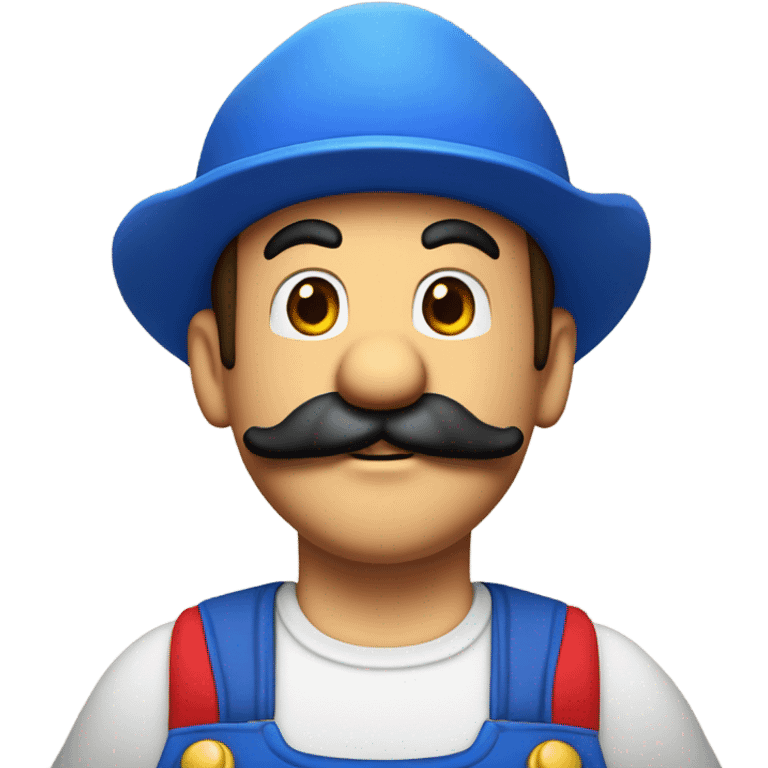 Mario from a videogame emoji