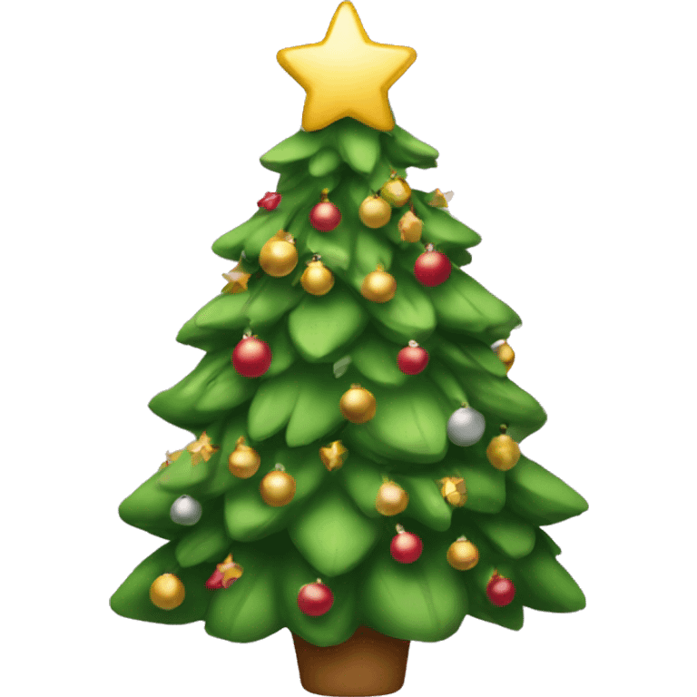 Coquette christmas tree emoji