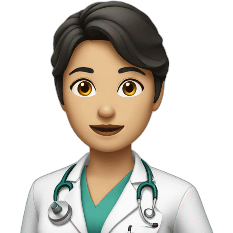 Doctora morena emoji