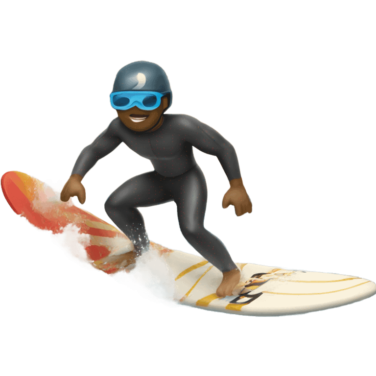 Lake Tahoe surfing emoji