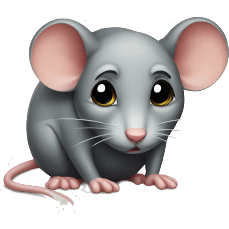 sad mouse  emoji