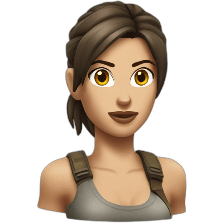 Lara Croft Tomb Raider emoji