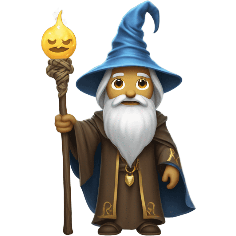 Wizard in scarf emoji