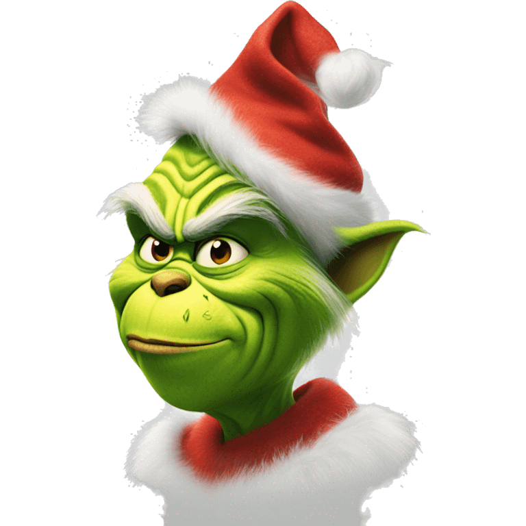 The grinch emoji