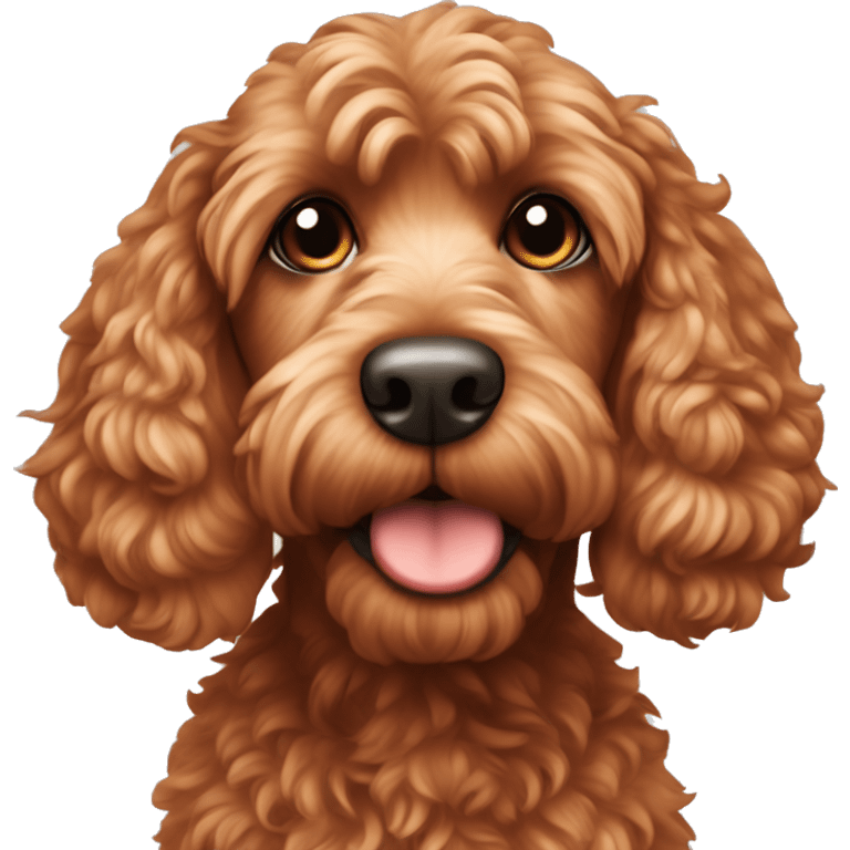 red cockapoo emoji