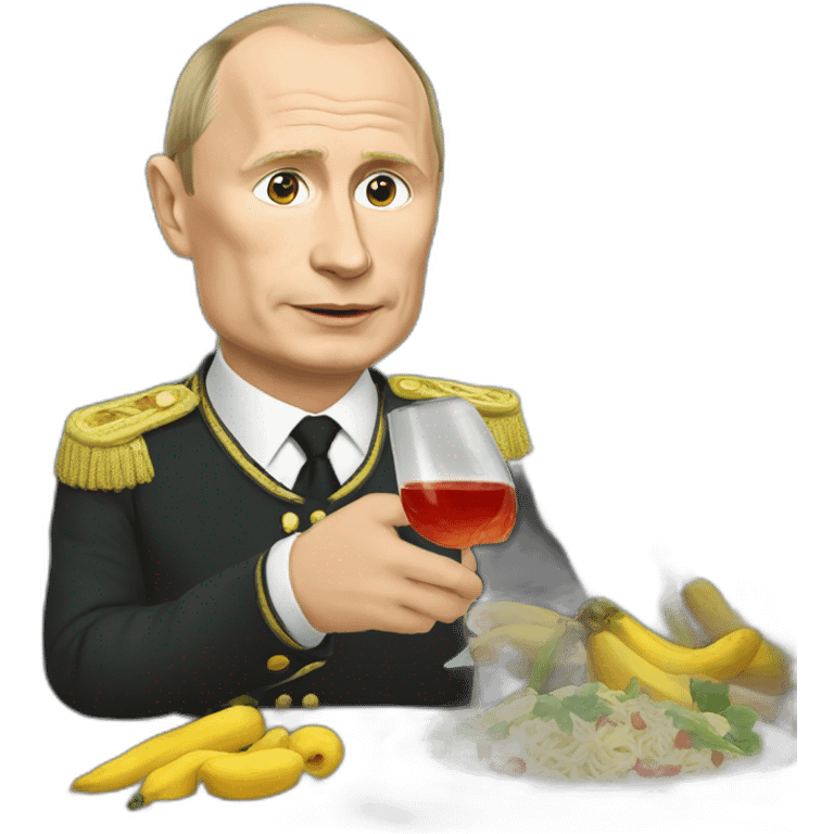 putin qui mange un concombre emoji