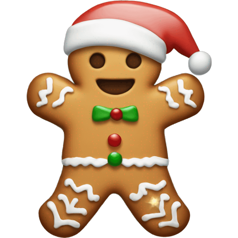 Christmas ginger cookie emoji