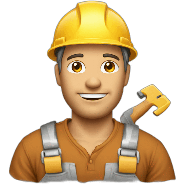 Handwerker mit strom emoji