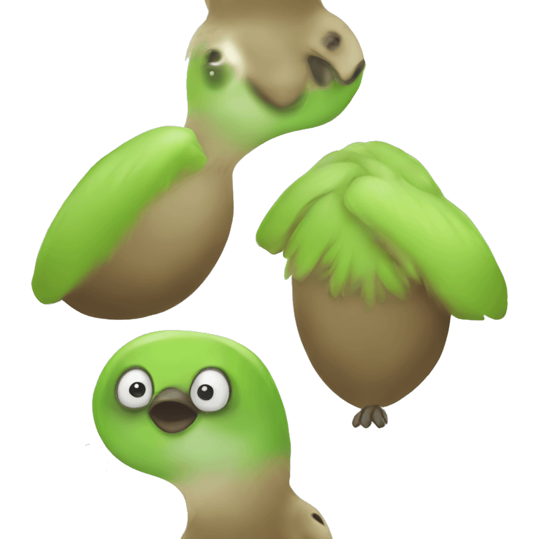 cute Kiwi bird emoji