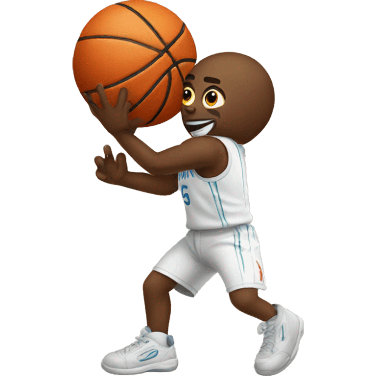 shooting a basketball  emoji