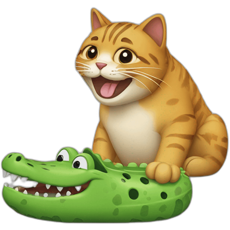 crocs with a cat emoji