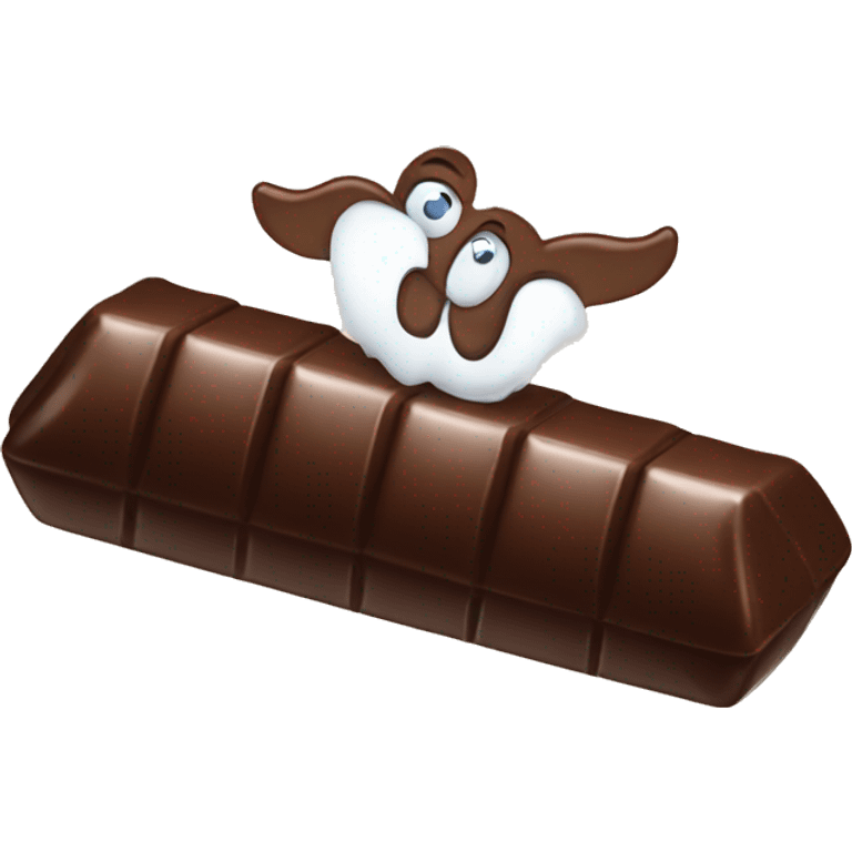 flying chocolate bar emoji