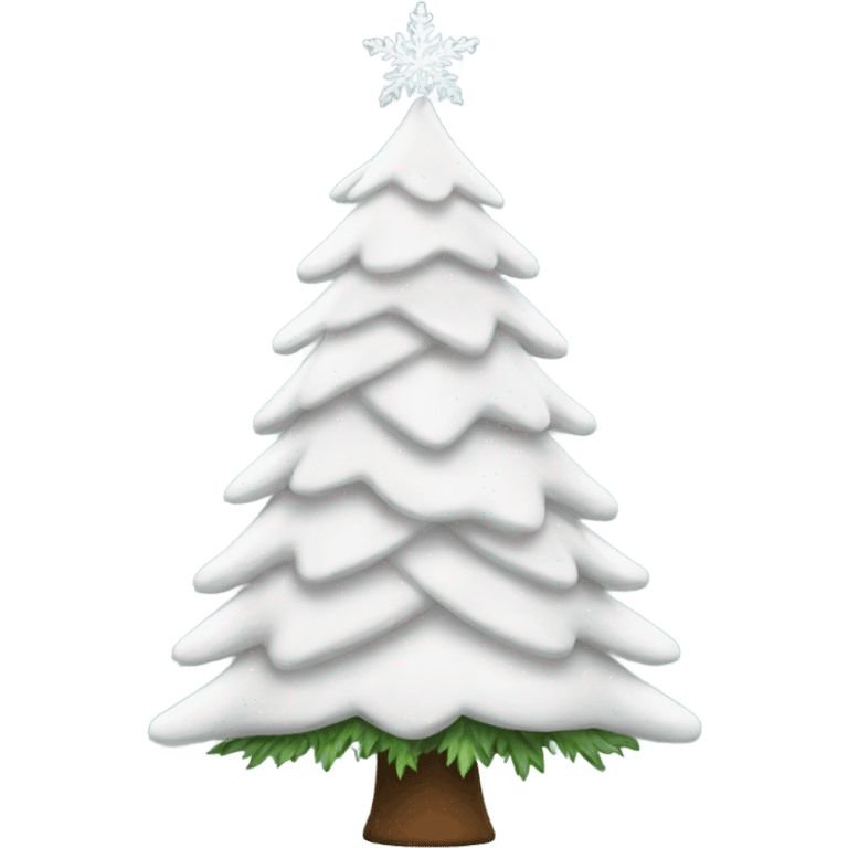 White christmas tree emoji