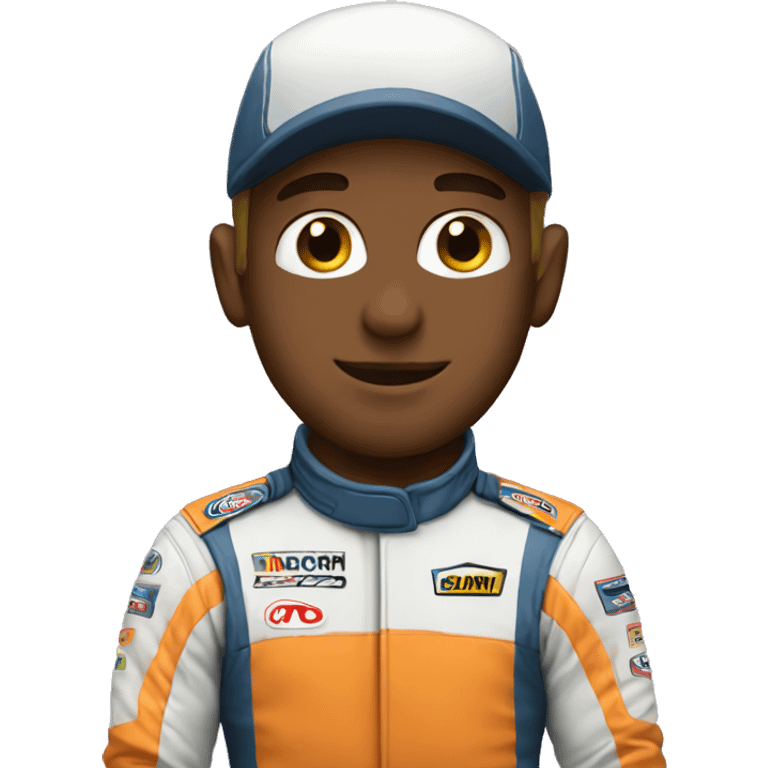 race car driver emoji