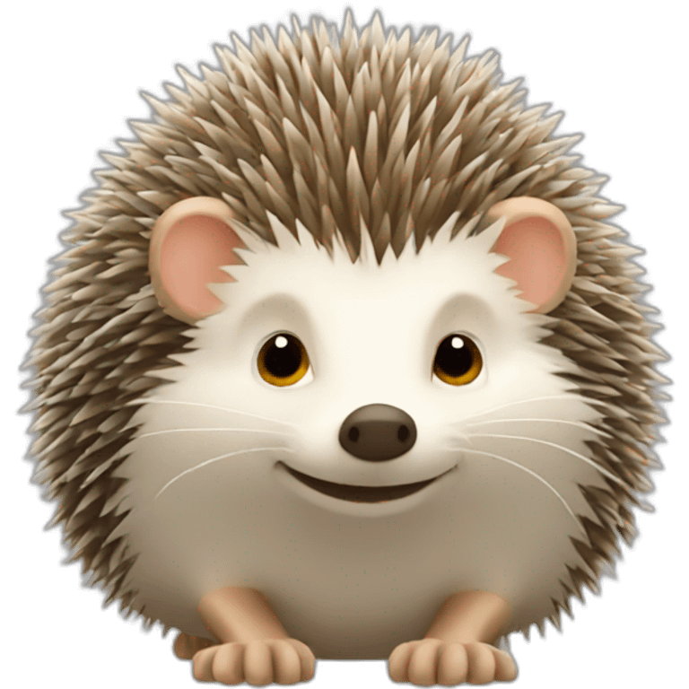 a hedgehog emoji