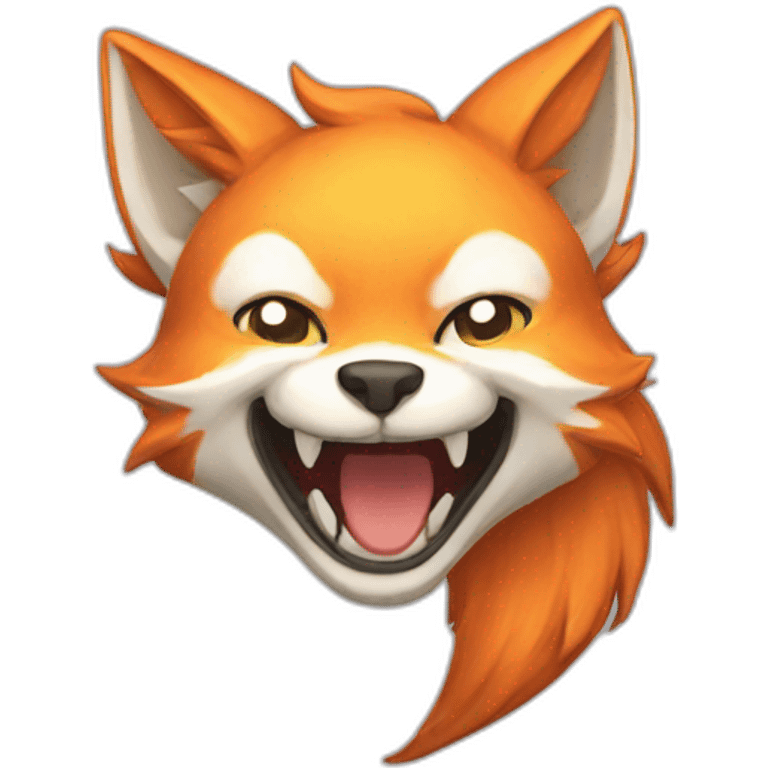 crazy-happy-kitsune emoji